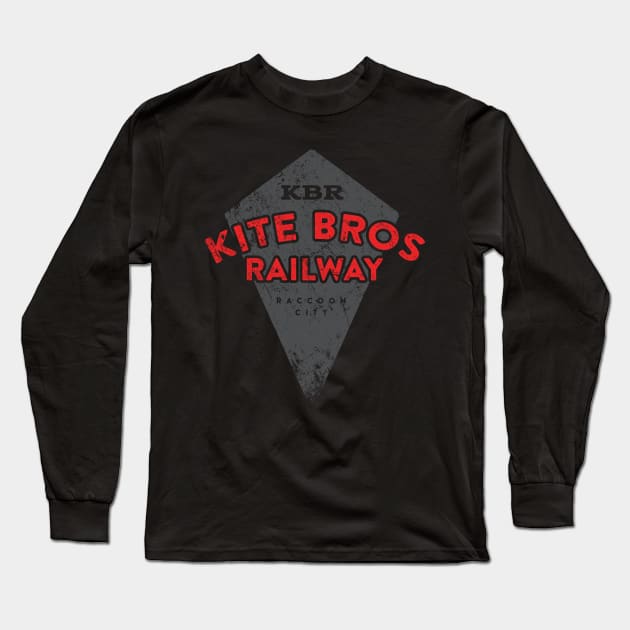 Kite Bros Railway Long Sleeve T-Shirt by MindsparkCreative